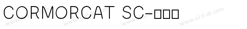 CORMORCAT SC字体转换